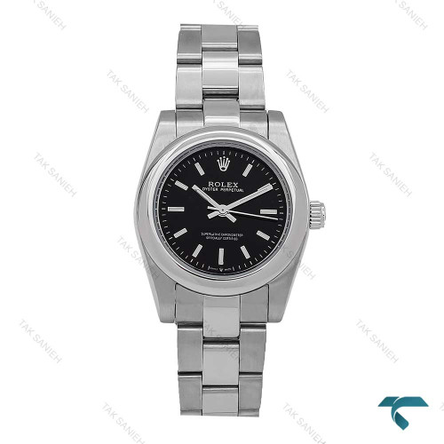 ساعت رولکس اویستر پرپچوال زنانه صفحه مشکی Rolex-6889-L ساعت رولکس اویستر پرپچوال زنانه صفحه مشکی Rolex-6889-L