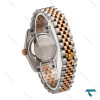 ساعت رولکس زنانه دورنگ رزگلد صفحه قهوه ای Rolex-6895-L
