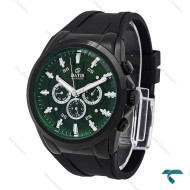 ساعت داتیس مردانه D8807G سه موتوره مشکی صفحه سبز Datis-6920-G