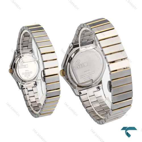 ساعت ست داتیس D8816GL دورنگ طلایی Datis-6922-S