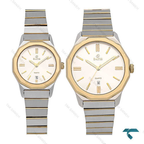 ساعت ست داتیس D8816GL دورنگ طلایی Datis-6922-S ساعت ست داتیس D8816GL دورنگ طلایی Datis-6922-S