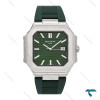 ساعت مچی مردانه پتک فیلیپ Cubitus نقره ای بند رابر سبز Patek-6927-G ساعت مچی مردانه پتک فیلیپ Cubitus نقره ای بند رابر سبز Patek-6927-G