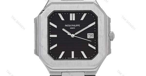 ساعت مردانه پتک فیلیپ Cubitus استیل صفحه مشکی Patek-6932-G