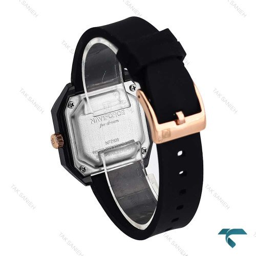 ساعت نیوی فورس NF7106 زنانه مشکی NaviForce-6956-L