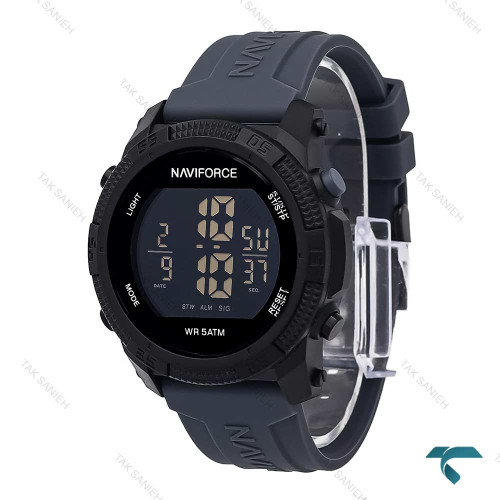 ساعت نیوی فورس NF7104 مردانه مشکی خاکستری NaviForce-6969-G