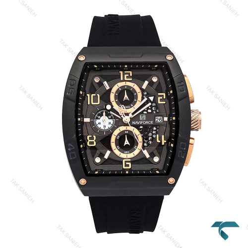 ساعت ناوی فورس NF8052 مردانه سه موتوره مشکی  NaviForce-6996-G