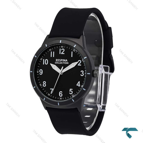 ساعت مچی رسپینا مردانه فول مشکی Respina-7028-L