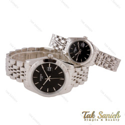ساعت ست سیتیزن سیلور صفحه مشکی Citizen-5655-S ساعت ست سیتیزن سیلور صفحه مشکی Citizen-5655-S