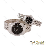 ساعت ست سیتیزن سیلور مشکی ایندکس نگین Citizen-5657-S ساعت ست سیتیزن سیلور مشکی ایندکس نگین Citizen-5657-S