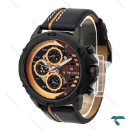 ساعت مردانه نیوی فورس NF9110 سه موتوره بند چرم NaviForce-7046-G ساعت مردانه نیوی فورس NF9110 سه موتوره بند چرم NaviForce-7046-G