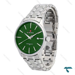 ساعت مردانه نیوی فورس NF9230 سیلور صفحه سبز NaviForce-7053-G ساعت مردانه نیوی فورس NF9230 سیلور صفحه سبز NaviForce-7053-G