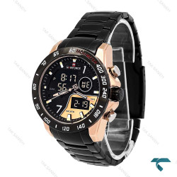 ساعت نیوی فورس NF9171 مردانه رزگلد مشکی NaviForce-7058-G ساعت نیوی فورس NF9171 مردانه رزگلد مشکی NaviForce-7058-G