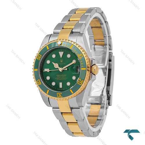 ساعت زنانه رولکس ساب مارینر دورنگ طلایی صفحه سبز Rolex-7061-L ساعت زنانه رولکس ساب مارینر دورنگ طلایی صفحه سبز Rolex-7061-L