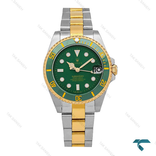 ساعت زنانه رولکس ساب مارینر دورنگ طلایی صفحه سبز Rolex-7061-L ساعت زنانه رولکس ساب مارینر دورنگ طلایی صفحه سبز Rolex-7061-L