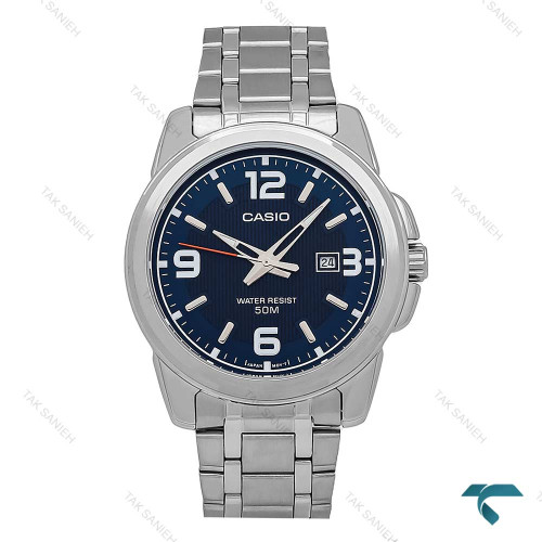 ساعت مردانه کاسیو MTP-1314D-2AVDF سیلور صفحه سرمه ای Casio-7108-G ساعت مردانه کاسیو MTP-1314D-2AVDF سیلور صفحه سرمه ای Casio-7108-G