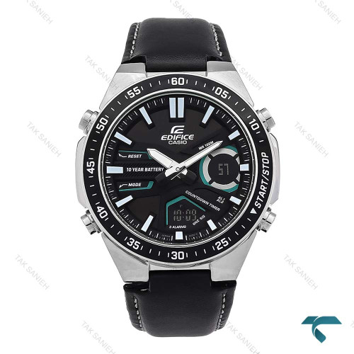 ساعت کاسیو Casio ادیفایس Efv-c110 سیلور بند چرم مشکی Edifice-7136-G ساعت کاسیو Casio ادیفایس Efv-c110 سیلور بند چرم مشکی Edifice-7136-G