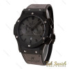 ساعت هابلوت مردانه فول مشکی بند جیر طوسی Hublot-5688-G ساعت هابلوت مردانه فول مشکی بند جیر طوسی Hublot-5688-G