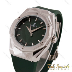 ساعت مردانه هابلوت چند ضلعی سیلور سبز Hublot-5690-G ساعت مردانه هابلوت چند ضلعی سیلور سبز Hublot-5690-G