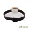 ساعت دی دبلیو زنانه مربعی رزگلد بند حصیری مشکی DW-5733-L ساعت دی دبلیو زنانه مربعی رزگلد بند حصیری مشکی DW-5733-L