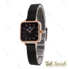 ساعت دی دبلیو زنانه مربعی رزگلد بند حصیری مشکی DW-5733-L ساعت دی دبلیو زنانه مربعی رزگلد بند حصیری مشکی DW-5733-L
