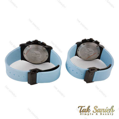 هابلوت مردانه کورنوگراف بدنه مشکی آبی آسمانی Hublot-5744-G هابلوت مردانه کورنوگراف بدنه مشکی آبی آسمانی Hublot-5744-G