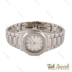 ساعت پتک فیلیپ ناتیلوس زنانه سیلور صفحه سفید Patek-5765-L ساعت پتک فیلیپ ناتیلوس زنانه سیلور صفحه سفید Patek-5765-L