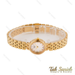 ساعت تیسوت Lovely زنانه ظریف طلایی صفحه سفید Tissot-5809-L