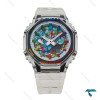 ساعت جیشاک GA2100 مردانه شیشه ای صفحه آبرنگ G-Shock-5814-G ساعت جیشاک GA2100 مردانه شیشه ای صفحه آبرنگ G-Shock-5814-G