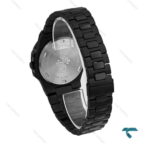 ساعت پتک فلیپ ناتیلوس مردانه مشکی صفحه تیفانی Patek-7242-G