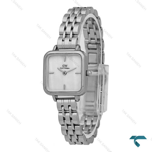 ساعت دنیل ولینگتون مربع سیلور صفحه مهندسی سفید DW-7626-L ساعت دنیل ولینگتون مربع سیلور صفحه مهندسی سفید DW-7626-L