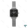 ساعت دنیل زنانه مربعی بند حصیری نقره ای صفحه مشکی DW-7629-L ساعت دنیل زنانه مربعی بند حصیری نقره ای صفحه مشکی DW-7629-L
