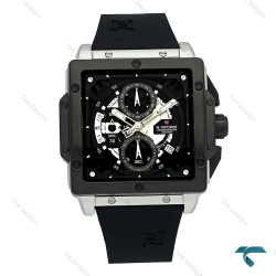 ناوی فورس NF8064 مردانه سه موتوره سیلور مشکی NaviForce-7655-G
