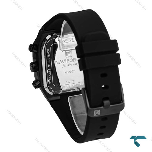 ساعت مچی نیوی فورس NF8037 مردانه سه موتوره مشکی NaviForce-7683-G ساعت مچی نیوی فورس NF8037 مردانه سه موتوره مشکی NaviForce-7683-G