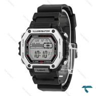 ساعت کاسیو اصلی MWD-110H مردانه مشکی سیلور Casio-7703-G