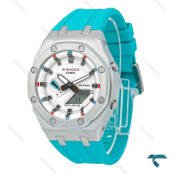 ساعت کاسیو جیشاک جی ای پی مردانه سیلور آبی Casio-7862-G ساعت کاسیو جیشاک جی ای پی مردانه سیلور آبی Casio-7862-G