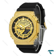 ساعت کاسیو جیشاک GM2100 مردانه طلایی Casio-7863-G ساعت کاسیو جیشاک GM2100 مردانه طلایی Casio-7863-G