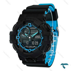 ساعت کاسیو جیشاک GA-700 مردانه مشکی آبی Casio-7867-G