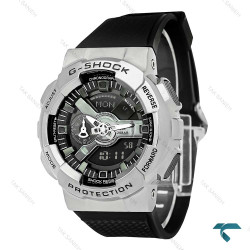ساعت کاسیو جیشاک GM110 مردانه سیلور مشکی Casio-7885-G ساعت کاسیو جیشاک GM110 مردانه سیلور مشکی Casio-7885-G