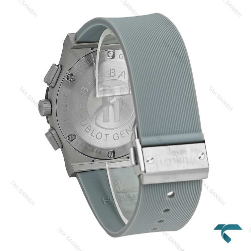 ساعت هابلوت مردانه سه موتوره سیلور طوسی Hublot-7886-G