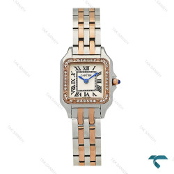 ساعت کارتیه Panthere زنانه دورنگین دورنگ رزگلد اسمال Cartier-7925-L