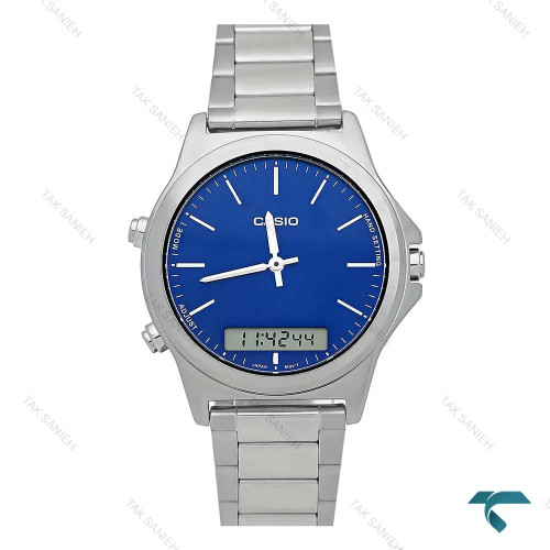 ساعت مردانه کاسیو دوزمانه صفحه آبی کاربنی Casio-7930-G ساعت مردانه کاسیو دوزمانه صفحه آبی کاربنی Casio-7930-G