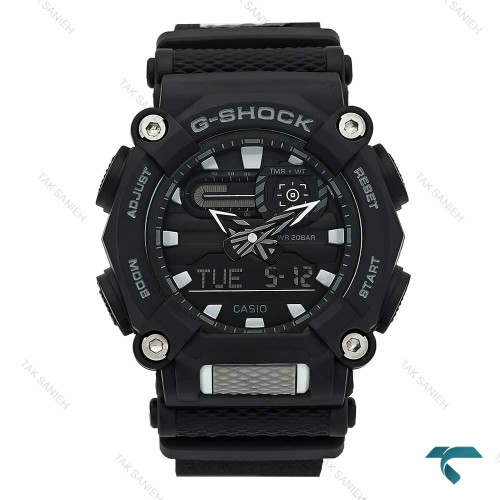 ساعت مچی جیشاک GA-900C مشکی بند برزنتی Gshock-7936-G ساعت مچی جیشاک GA-900C مشکی بند برزنتی Gshock-7936-G