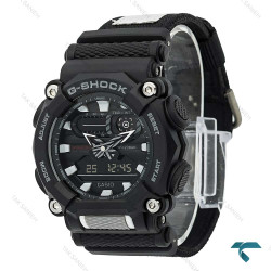 ساعت مچی جیشاک GA-900 مشکی بند برزنتی Gshock-7936-G ساعت مچی جیشاک GA-900 مشکی بند برزنتی Gshock-7936-G