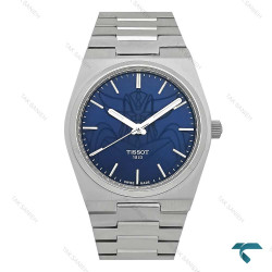 ساعت تیسوت 1853 مردانه PRX سیلور صفحه سرمه ای جنگجو Tissot-7954-G