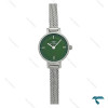 ساعت مچی DW زنانه گرد مینی حصیری سیلور صفحه سبز DW-7970-L ساعت مچی DW زنانه گرد مینی حصیری سیلور صفحه سبز DW-7970-L