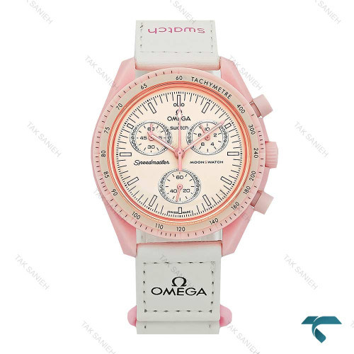 سواچ زنانه ماموریت به ونوس سفید صورتی Omega-7979-U سواچ زنانه ماموریت به ونوس سفید صورتی Omega-7979-U