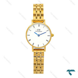 دنیل ولینگتون طلایی زنانه مینی گرد ایندکس رومی DW-8013-L