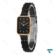 ساعت دنیل ولینگتون زنانه مستطیلی رزگلد مشکی DW-8018-L ساعت دنیل ولینگتون زنانه مستطیلی رزگلد مشکی DW-8018-L