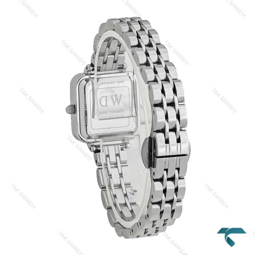 ساعت مچی DW زنانه مربعی فلزی تمام سیلور DW-7262-L
