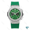 ساعت هابلوت زنانه سه موتوره سیلور سبز Hublot-7268-L ساعت هابلوت زنانه سه موتوره سیلور سبز Hublot-7268-L